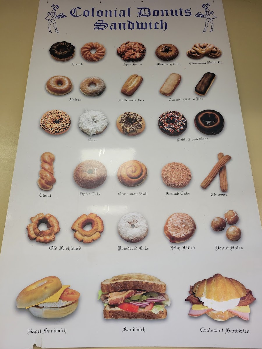 Colonial Donuts Menu - Image 6